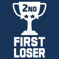 2nd Place First Loser Funny Second Place Trophy Drawstring Bag