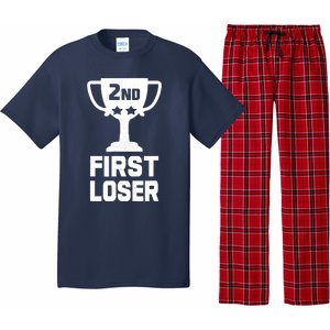 2nd Place First Loser Funny Second Place Trophy Pajama Set