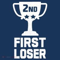 2nd Place First Loser Funny Second Place Trophy 25L Jumbo Tote