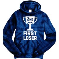 2nd Place First Loser Funny Second Place Trophy Tie Dye Hoodie