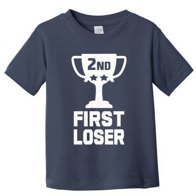 2nd Place First Loser Funny Second Place Trophy Toddler T-Shirt