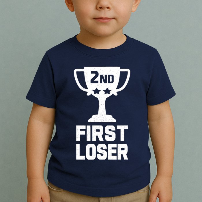 2nd Place First Loser Funny Second Place Trophy Toddler T-Shirt