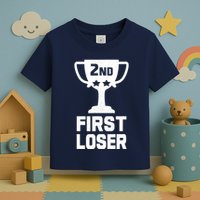 2nd Place First Loser Funny Second Place Trophy Toddler T-Shirt
