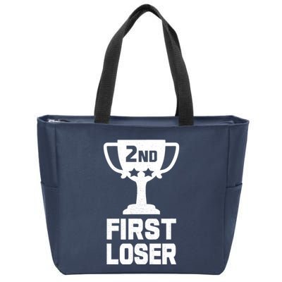 2nd Place First Loser Funny Second Place Trophy Zip Tote Bag