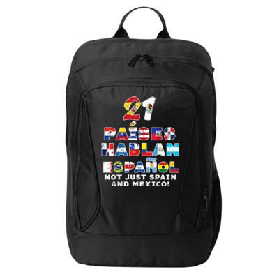 21 Paises Hablan Espanol Hispanic Heritage Month Men Women City Backpack