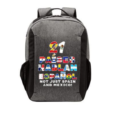 21 Paises Hablan Espanol Hispanic Heritage Month Men Women Vector Backpack