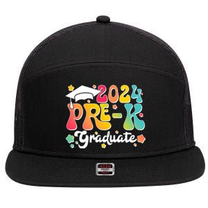 2024 Pre K School Graduate 7 Panel Mesh Trucker Snapback Hat