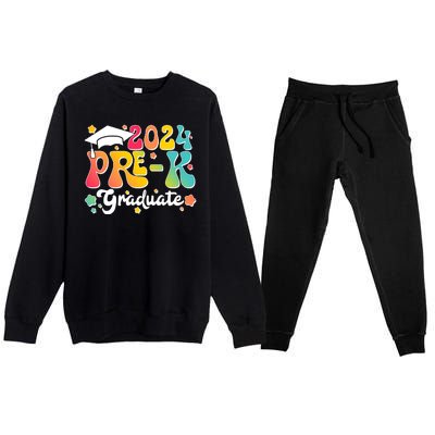 2024 Pre K School Graduate Premium Crewneck Sweatsuit Set