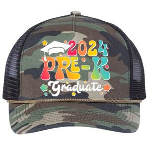 2024 Pre K School Graduate Retro Rope Trucker Hat Cap