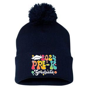 2024 Pre K School Graduate Pom Pom 12in Knit Beanie