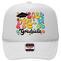 2024 Pre K School Graduate High Crown Mesh Back Trucker Hat