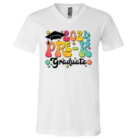 2024 Pre K School Graduate V-Neck T-Shirt