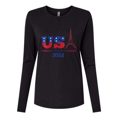 2024 Paris Sport Games Womens Cotton Relaxed Long Sleeve T-Shirt