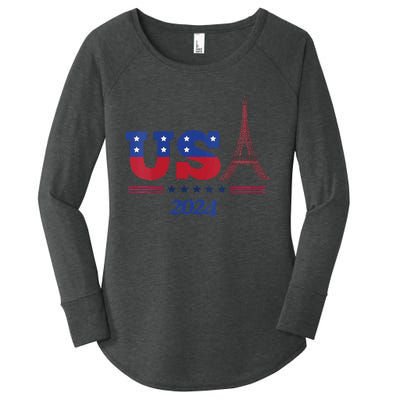 2024 Paris Sport Games Women's Perfect Tri Tunic Long Sleeve Shirt