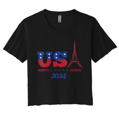 2024 Paris Sport Games Women's Crop Top Tee