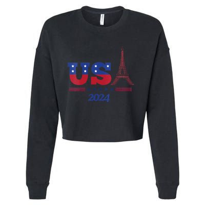 2024 Paris Sport Games Cropped Pullover Crew