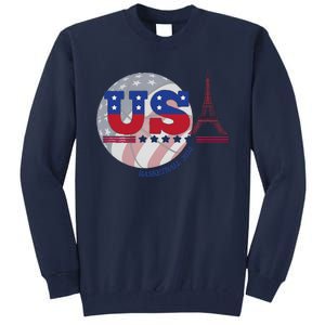 2024 Paris Sport Games Basketball Basket Ball Tall Sweatshirt