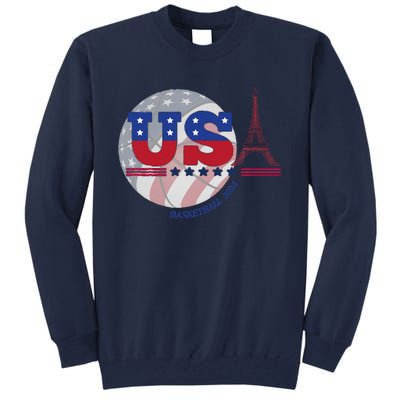 2024 Paris Sport Games Basketball Basket Ball Tall Sweatshirt