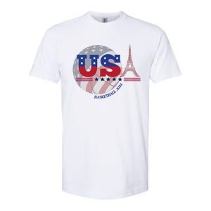 2024 Paris Sport Games Basketball Basket Ball Softstyle CVC T-Shirt