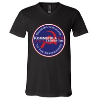 24 Political Satire Kommiebla Tampon Tim V-Neck T-Shirt