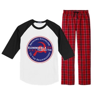 24 Political Satire Kommiebla Tampon Tim Raglan Sleeve Pajama Set