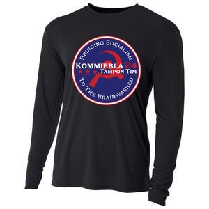 24 Political Satire Kommiebla Tampon Tim Cooling Performance Long Sleeve Crew