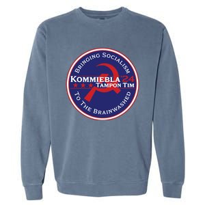 24 Political Satire Kommiebla Tampon Tim Garment-Dyed Sweatshirt