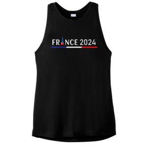 2024 Paris Sport France Summer Games 2024 In Its Capital Paris Ladies PosiCharge Tri-Blend Wicking Tank