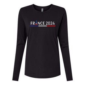 2024 Paris Sport France Summer Games 2024 In Its Capital Paris Womens Cotton Relaxed Long Sleeve T-Shirt