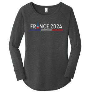 2024 Paris Sport France Summer Games 2024 In Its Capital Paris Women's Perfect Tri Tunic Long Sleeve Shirt