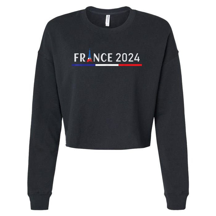 2024 Paris Sport France Summer Games 2024 In Its Capital Paris Cropped Pullover Crew