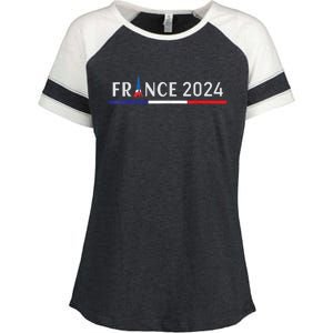 2024 Paris Sport France Summer Games 2024 In Its Capital Paris Enza Ladies Jersey Colorblock Tee