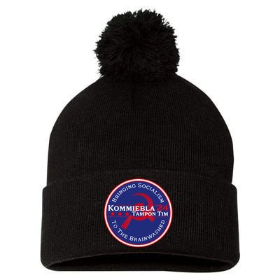 24 Political Satire Pom Pom 12in Knit Beanie