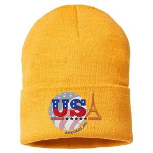 2024 Paris Sport Games Basketball Basket Ball Sustainable Knit Beanie