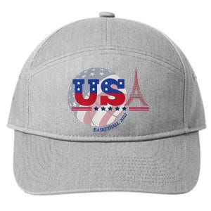 2024 Paris Sport Games Basketball Basket Ball 7-Panel Snapback Hat