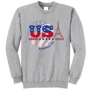 2024 Paris Sport Games Basketball Basket Ball Tall Sweatshirt