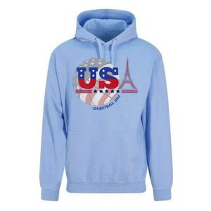 2024 Paris Sport Games Basketball Basket Ball Unisex Surf Hoodie