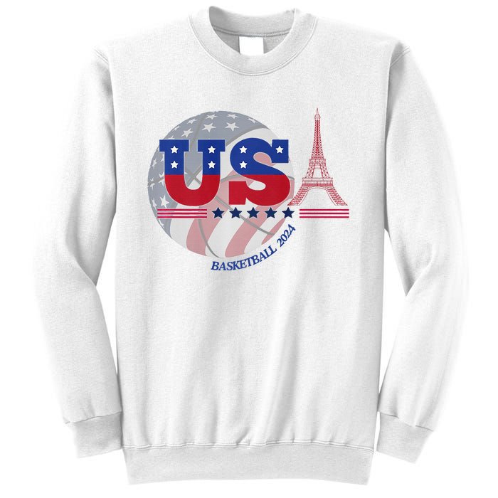 2024 Paris Sport Games Basketball Basket Ball Sweatshirt