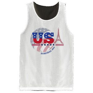 2024 Paris Sport Games Basketball Basket Ball Mesh Reversible Basketball Jersey Tank