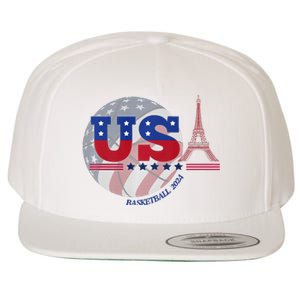 2024 Paris Sport Games Basketball Basket Ball Wool Snapback Cap