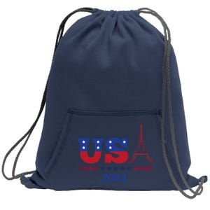 2024 Paris Sport Games Sweatshirt Cinch Pack Bag