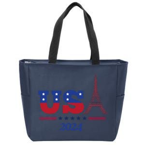 2024 Paris Sport Games Zip Tote Bag