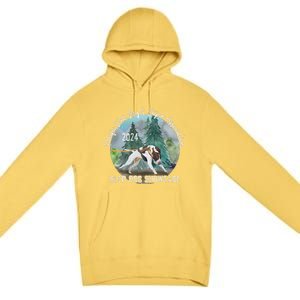 2024 Psdsa Sled Dog Showcase Gsp With Full Color Background Premium Pullover Hoodie