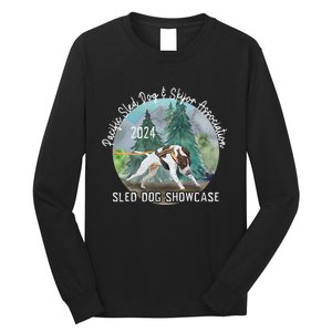 2024 Psdsa Sled Dog Showcase Gsp With Full Color Background Long Sleeve Shirt