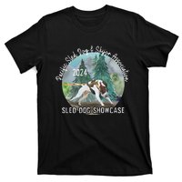 2024 Psdsa Sled Dog Showcase Gsp With Full Color Background T-Shirt