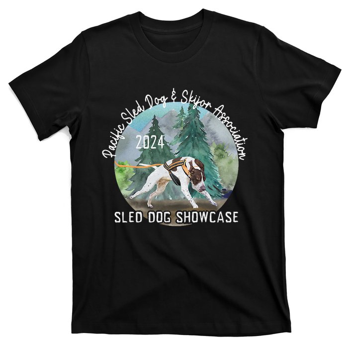 2024 Psdsa Sled Dog Showcase Gsp With Full Color Background T-Shirt