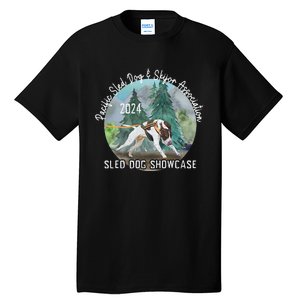 2024 Psdsa Sled Dog Showcase Gsp With Full Color Background Tall T-Shirt