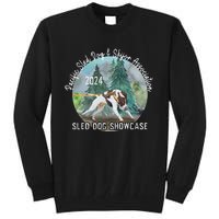 2024 Psdsa Sled Dog Showcase Gsp With Full Color Background Tall Sweatshirt