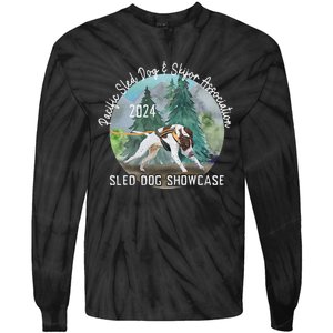 2024 Psdsa Sled Dog Showcase Gsp With Full Color Background Tie-Dye Long Sleeve Shirt