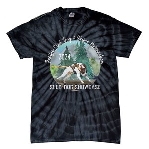 2024 Psdsa Sled Dog Showcase Gsp With Full Color Background Tie-Dye T-Shirt